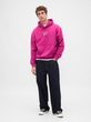 821262-04 Oversize mikina s logem Heavyweight Růžová