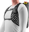 Trail Running Quiver Vest LXL, black-white-bright red