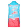 Briza Windbreaker Vest W, Hibiscus/Malibu Blue