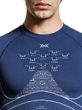 ENERGY ACCUMULATOR 4.0 SHIRT ROUND NECK LG SL MEN Marine/Optical White