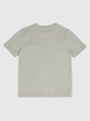 819989-05 Dětské tričko s logem Šedá