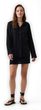 887679-00 Oversize košile z lněné směsi Easy Shirt Černá