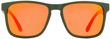 EDGE-003P, olive green / brown with red mirror
