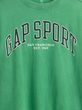 Dětské oversize tričko Gap Sport Zelená