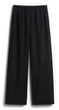 877623-08 Kalhoty z lněné směsi Relaxed Wide-Leg Černá