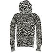 56002-224 Girls Velocity Cheetah Hoody Mikina s kapucí