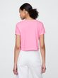 Crop tričko Růžová