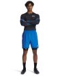 UA Heatgear Sub Crew LS-BLU