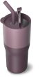 Rise Tumbler 769 ml (w/ Flip Straw Lid) - Dusty Orchid