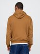 Oversize mikina s logem Hnědá