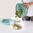 Spin&Store salad spinner with lid 26 cm green