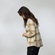 Övik Lite Flannel Shirt W Misty Green-Eggshell