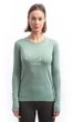 MERINO AIR SAY YES dámské triko dl.rukáv basil green