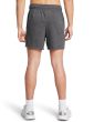 UA Rival Terry 6in Short Gray