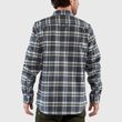 Övik Heavy Flannel Shirt M Deep Forest-Dark Navy
