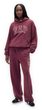 853429-00 Oversize mikina Logo Heavyweight Unisex Červená