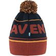 Fjällräven Pom Hat, Autumn Leaf-Dark Navy