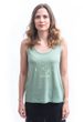 MERINO AIR SAY YES dámské triko bez rukávu basil green