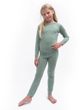 MERINO AIR SET dětský triko dl.rukáv + spodky basil green