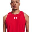 UA BASELINE COTTON TANK, Red