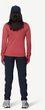 Egga Grid Merino Jkt Wmn Marsala/Offwhite