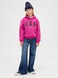 843868-03 Dětská mikina s logem Růžová