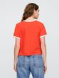 781556-03 Crop tričko Červená
