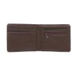 DROP V BIFOLD WALLET dark brown