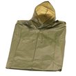 Olive PVC poncho