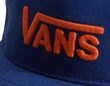 Drop V Logo Snapback Deep Indigo