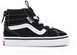 TD Filmore Hi Zip, (suede/canvas) black/white