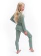 MERINO AIR SET dětský triko dl.rukáv + spodky basil green
