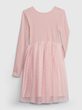 787170-00 Dětské šaty s tylem Růžová