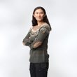 Övik Knit Sweater W, Buckwheat Brown-Chalk White