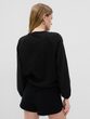 598710-02 Mikina vintage soft s madeirou Černá