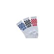 DROP V CLASSIC CHECK CREW SOCK true red/true blue