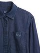 799674-00 Oversize džínová košile s logem Big Shirt UltraSoft Tmavě modrá