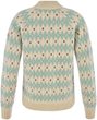 Övik Jacquard Knit W Light Beige-Misty Green