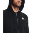 UA Essential Fleece FZ Hood, Black