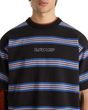 Mesa Stripe SS Shirt Black/True Blue