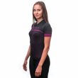 CYKLO TOUR dámský dres kr.rukáv black dots