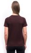 MERINO BLEND TYPO dámské triko kr.rukáv port red