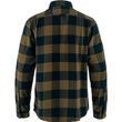 Övik Heavy Flannel Shirt M Wood Brown-Dark Navy