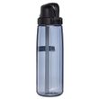 Straw bottle 700 ml, Grey w/Black Cap