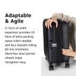 Ozone Hardside Expandable 34+10L Carry-On Black