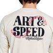 RUCKUS RIDE TEE ART & SPEED PUMICE