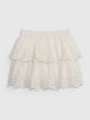 662186-00 Dětská kraťasová sukně Bílá