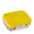 Stainless Steel Lunchbox Set Tiger - silber yellow