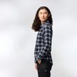 Övik Flannel Shirt W Port-Breeze Blue