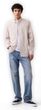 856653-46 Košile Standard Fit Béžová